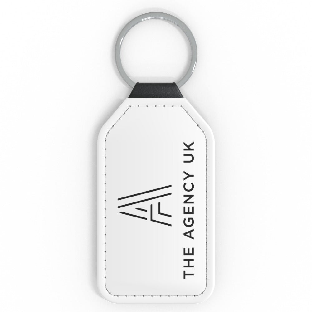 Faux Leather Keyring